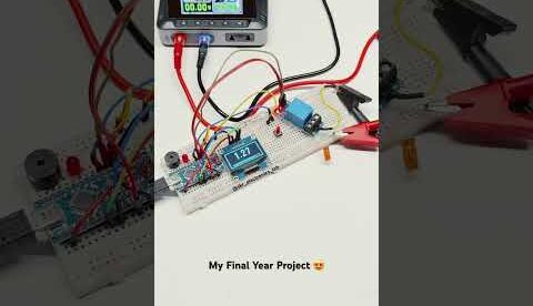 Guy’s this is my final year project 😍 #electronicsproject #experiment