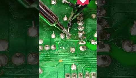 Repairing Circuit Board Trace: Quick Fix Tutorial!